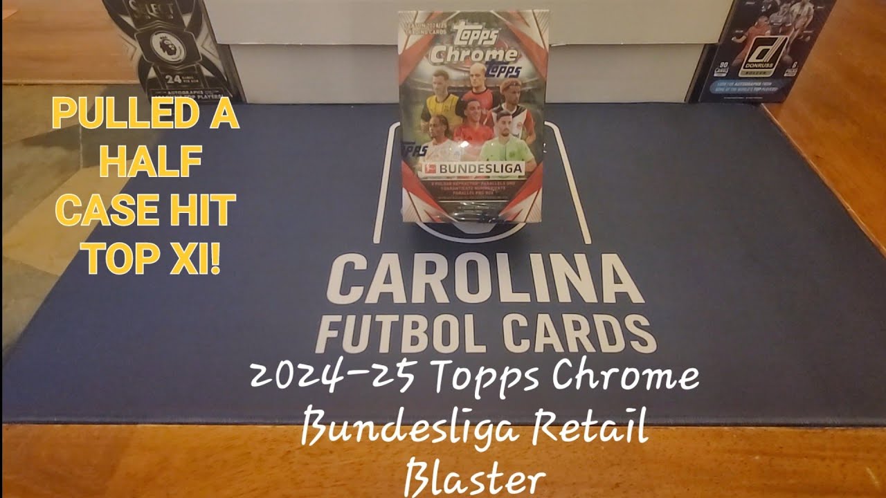 Копия карточки Октоберфеста! | Хромированная коробка Topps Bundesliga Blaster Box 2024-25 | Крист...