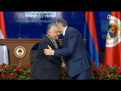 Сюжет, посвященный визиту в Республику Сербскую Виктора Орбана