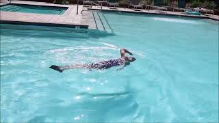 Swim with Handicap Lift at Apartments (The Tessera) (T8-T9 SCI Complete injury)