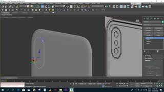 17- 3Ds Max, How to draw iphone x part 06 (Learn Together@Setec institute), SN8