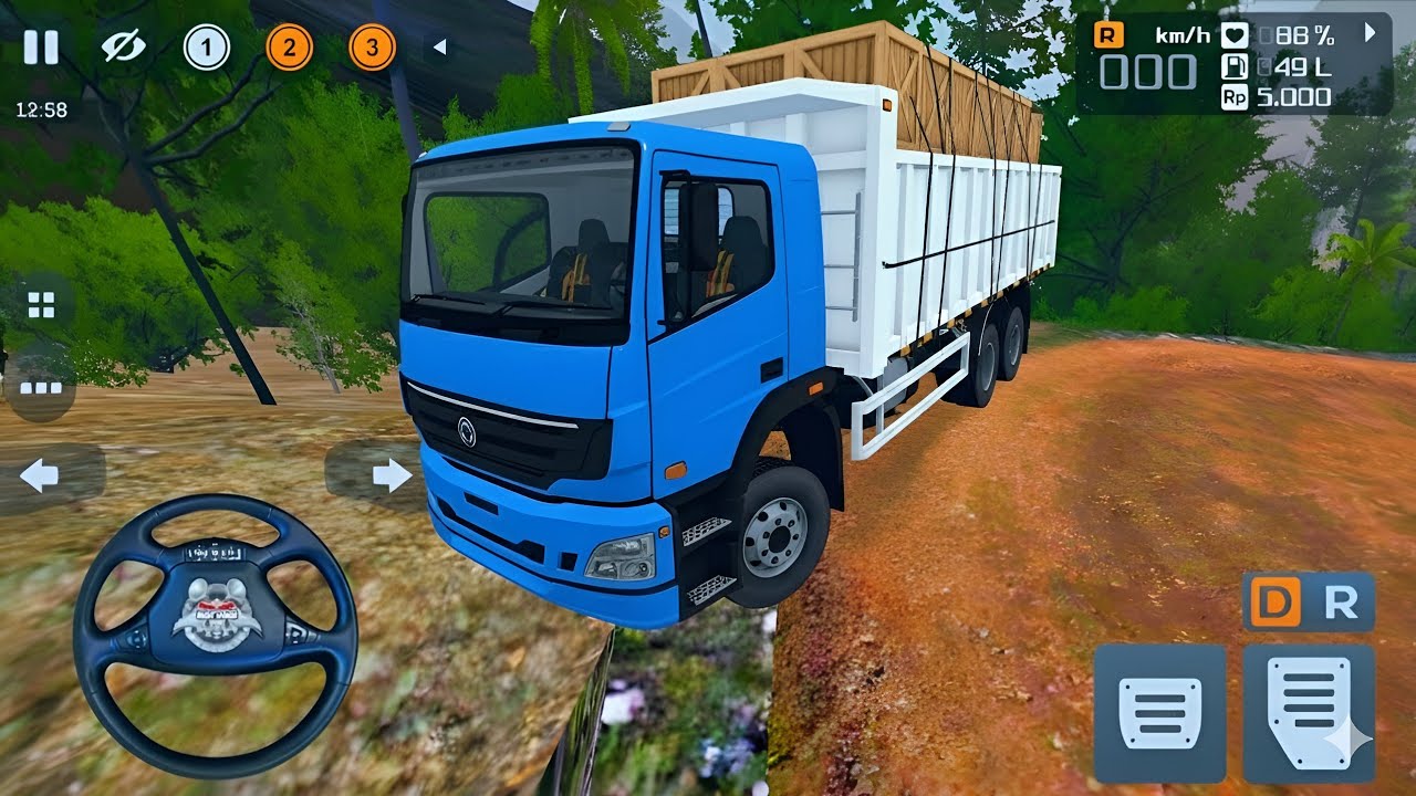 Bharat Benz Extreme Off-Road Driving 😱 | Dangerous Muddy Roads Challenge Gameplay