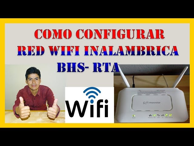 Configuración de red WiFi