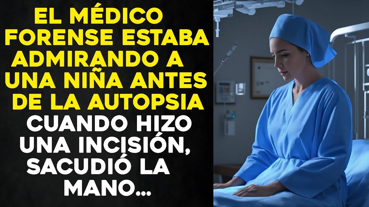 El médico forense estaba admirando a una niña antes de la autopsia cuando hizo una incisión, sacudió