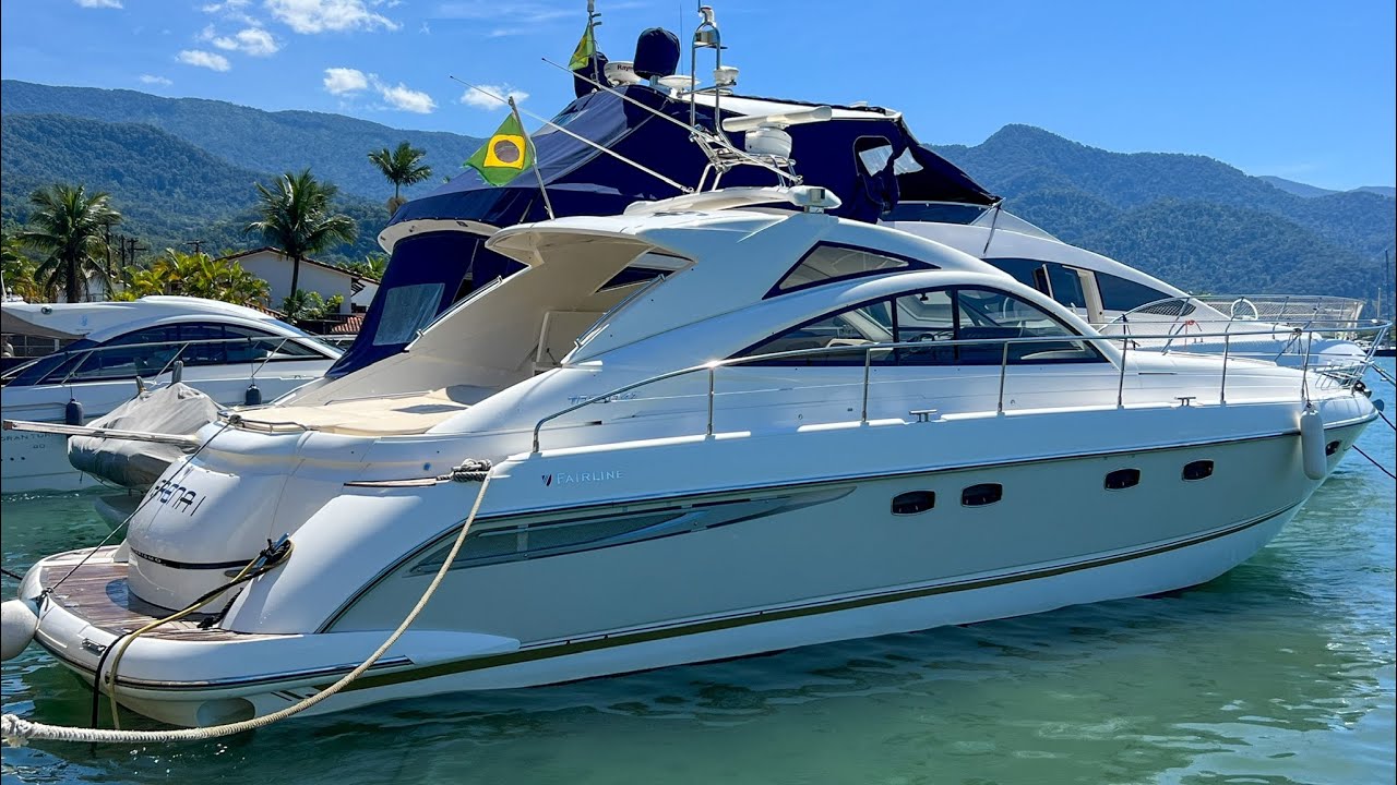 Barco Fairline 47' à Venda em Angra dos Reis | Tour Completo e Detalhes Incríveis