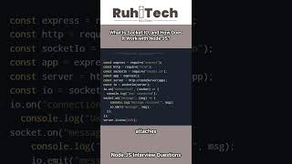 Node JS What Is Socket.IO #nodejsinterviewquestions #nodejstutorial #nodejs #job #