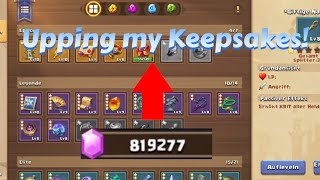 Castle Clash: Spending 820.000 Gems to Push my Keepsakes | Insane Buff Increase!