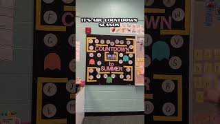 A Pac Man ABC Countdown to summer #kindergardenteacher
