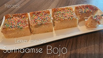 Surinaamse bojo maken lekker smeuïge snel en makkelijk recept (taart cake sweets)