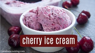 Cherry Ice Cream No Churn