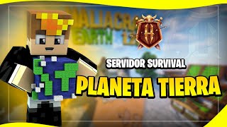 SURVIVAL de Minecraft de la TIERRA a ESCALA REAL 1.21🌎 NO PREMIUM (JAVA/BEDROCK y PE)