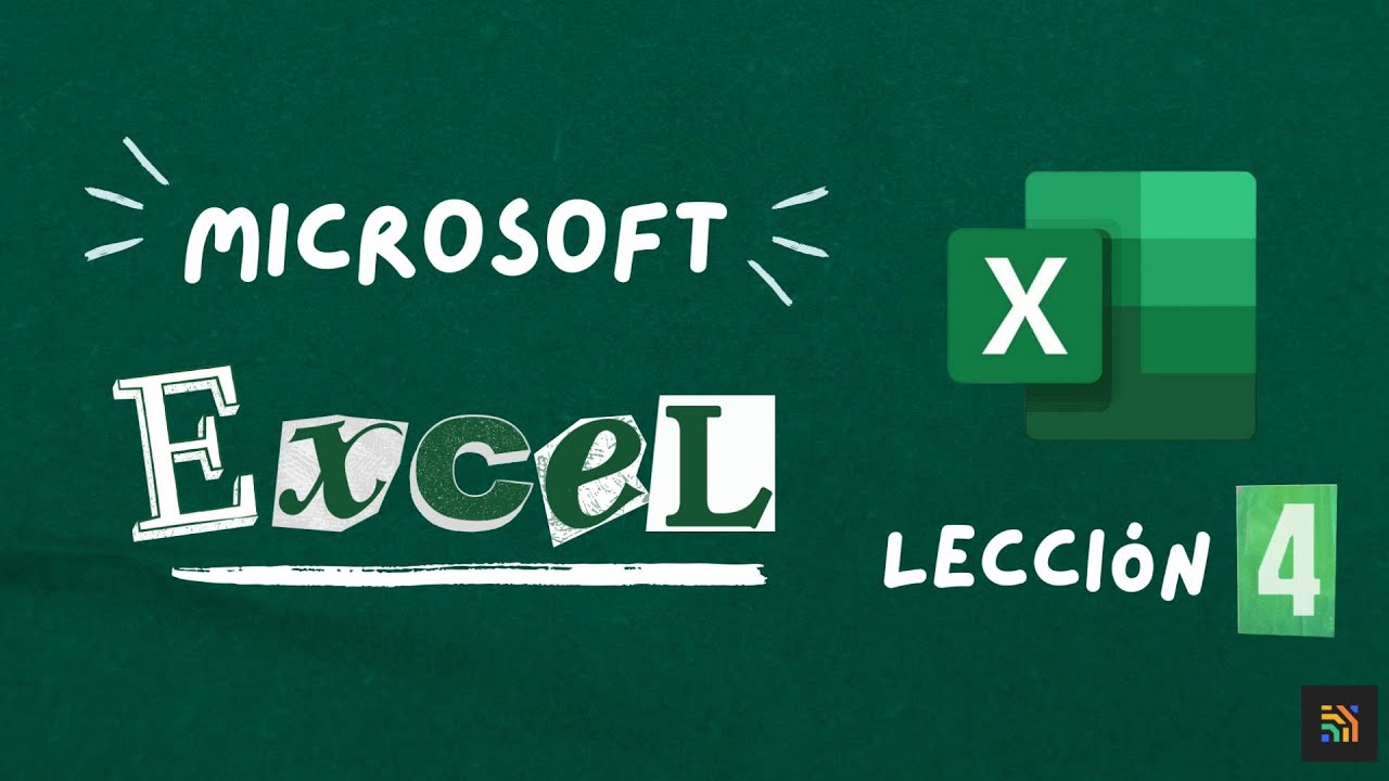 Tutorial 4 - Microsoft Excel - YouTube