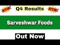 Sarveshwar Foods Q4 Results 2026 | Sarveshwar Foods Results Today | Sarveshwar Foods Share  News |