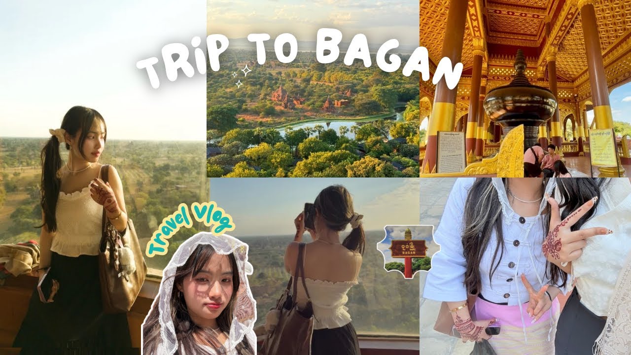 အညာ​မြေက​နေမပြန်ချင်​တော့ဘူး✨🌇 (Bagan Vlog pt-2)