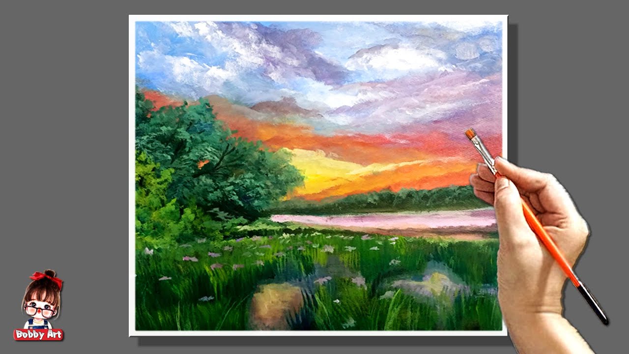 ArtSkills Paint by NumberTropical Cabana Scene for Beginners