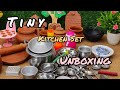 Unboxing Miniature Kitchen Set 🍽️  | Real Working Tiny cooking tools 🔥|Bengali Tiny Food #miniature 