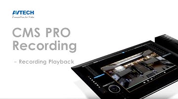 Recording: Recording Playback (English Subtitle)_AVTECH CMS PRO
