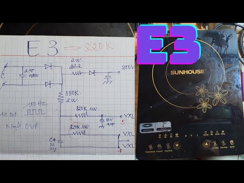 Video Bếp Từ ShunHouse Báo Lỗi E3. Các Mạch Bảo Vệ. - youtube