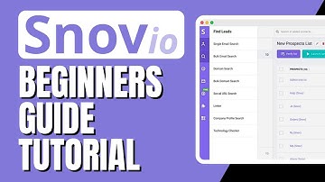 How To Use Snov.io For Your Business - Snov.io CRM Tutorial