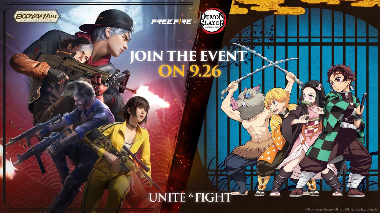 Free Fire X Demon Slayer Collaboration Will Launch on August 26th