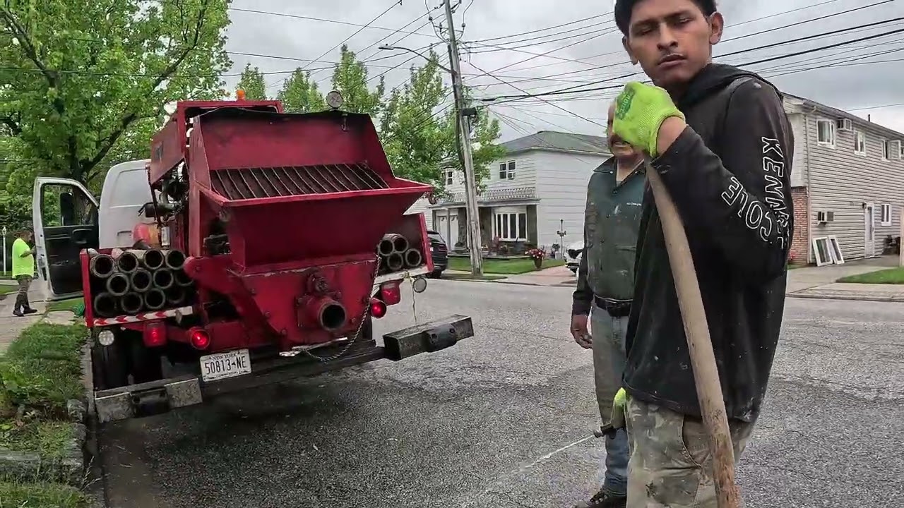 Parte Dos Haciendo Cemento En Staten Island!!!