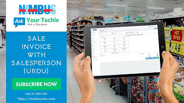 Online Retail Software: How to Make a Sale Invoice with Salesperson