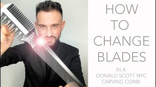 How to Change Blades in a Carving Comb Razor | Tutorial