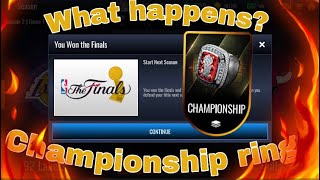 What happens if you win the championship in nba live mobile?