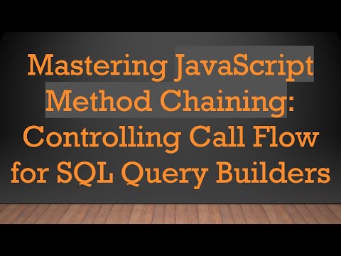 Mastering JavaScript Method
