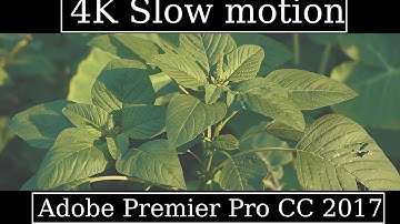 SLOW MOTION tutorial for Sony a6500-a6300-a7 / Adobe Premier Pro cc 2017