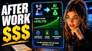 3 AI Side Hustles You Can Start After a 9–5 (Realistic for Beginners)