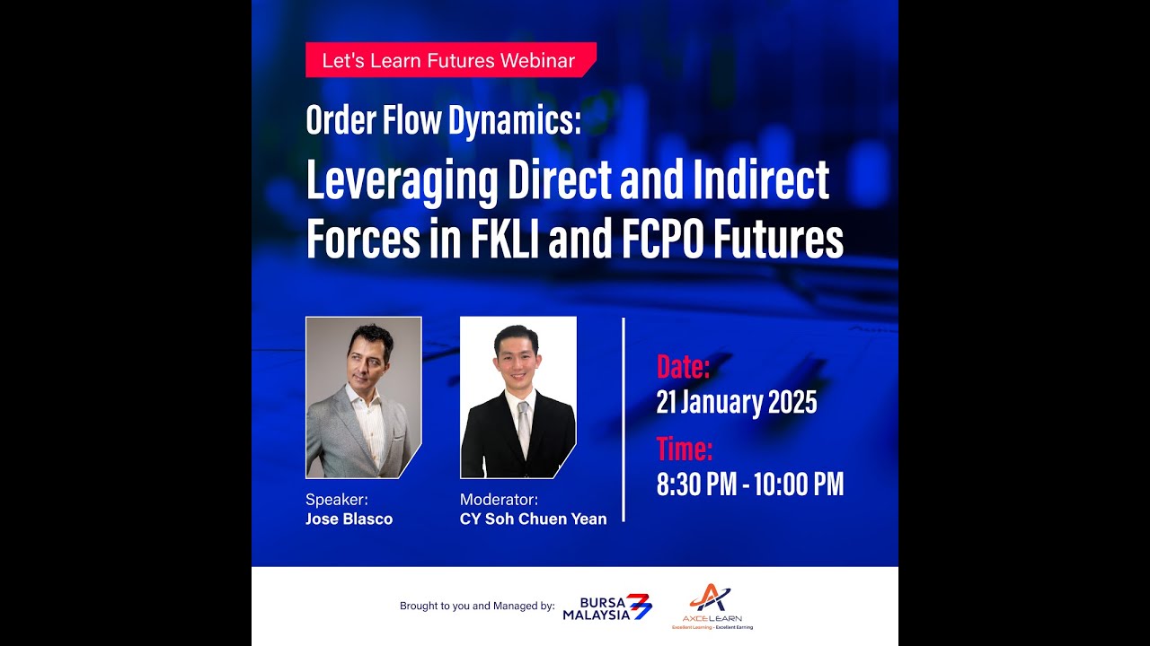 Bursa Webinar: Order Flow Dynamics - Leveraging Direct and Indirect Forces in FKLI and FCPO Futures