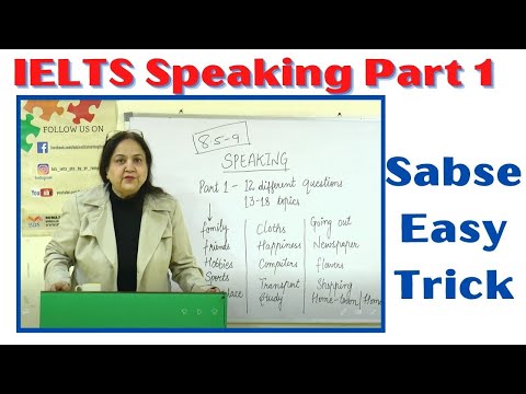 Video IELTS Speaking Part 1 l Very Easy Trick for multiple... - youtube