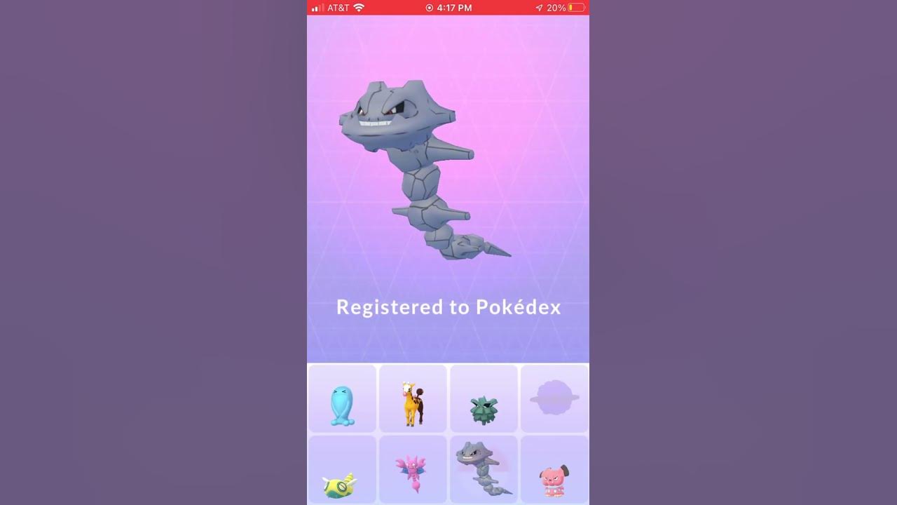 Evolving Onix into Steelix YouTube