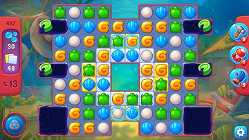 fishdom LEVEL 487 HARD