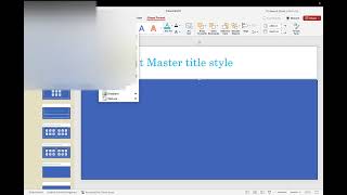 How to add a custom theme on powerpoint