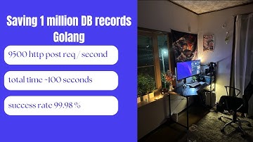1 million DB records with Golang, Postgres, Docker, RabbitMQ