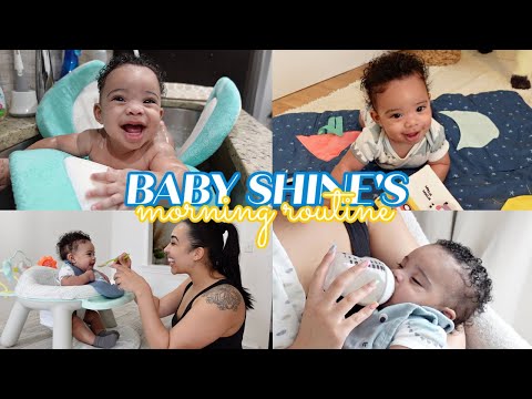 BABY SHINE'S MORNING ROUTINE! *Too Cute*