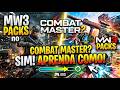 MW3 PACKS no COMBAT MASTER? SIM! APRENDA COMO!