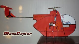 Monocopter 🚁 singlecopter. Un seul moteur et pas d'anticouple !