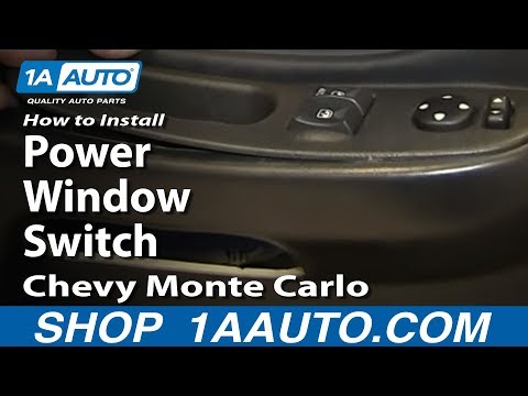 How to Replace Power Window Switch 00-05 Chevy Monte Carlo