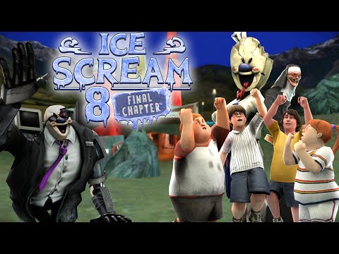 Видео: ICE SCREAM 8 FINAL - ALL ENDINGS FACTORY ESCAPE