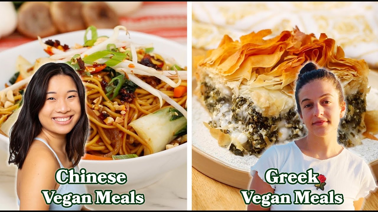 What An Italian Vegan, Chinese Vegan & Greek Vegan Eat In A Day