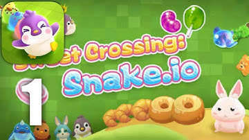 Sweet Crossing: Snake.io - Gameplay HD Walkthrough Part 1 (iOS, Android)