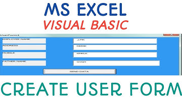 MS EXCEL-HOW TO CREATE USER FORM VBA-IN HINDI