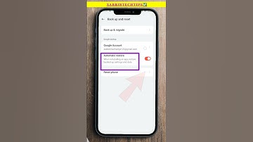 Automatica restore and backup when reinstalling an app in Redmi Phones | backup storage and data