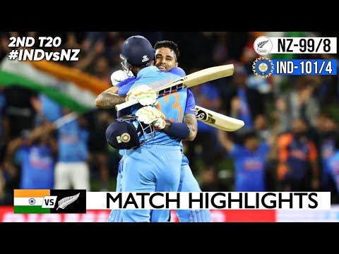 India Vs New Zealand 2nd T20 Full Match Highlights, Ind Vs Nz 2nd T20 ...