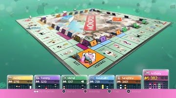Playing Monopoly Plus local Game Gameplay.