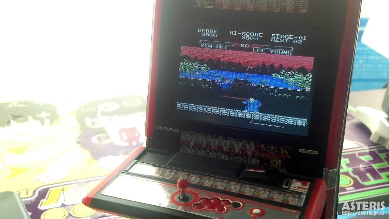 WAVE 1/12 scale VEWLIX CABINET(LCD mod.) with Yie Ar Kung-Fu 2 (MSX ...