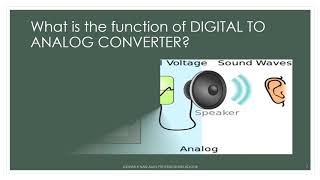 DIGITAL ELECTRONICS AND LOGIC DESIGN DAC R 2R LADDER LECTURE 13