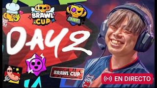 WATCHPARTY BRAWLCUP DIA 2 !! HOY JUEGA EL FAKER DE BRAWL STARS Y REACCIONAMOS A FUT LENAIN GOGOGO